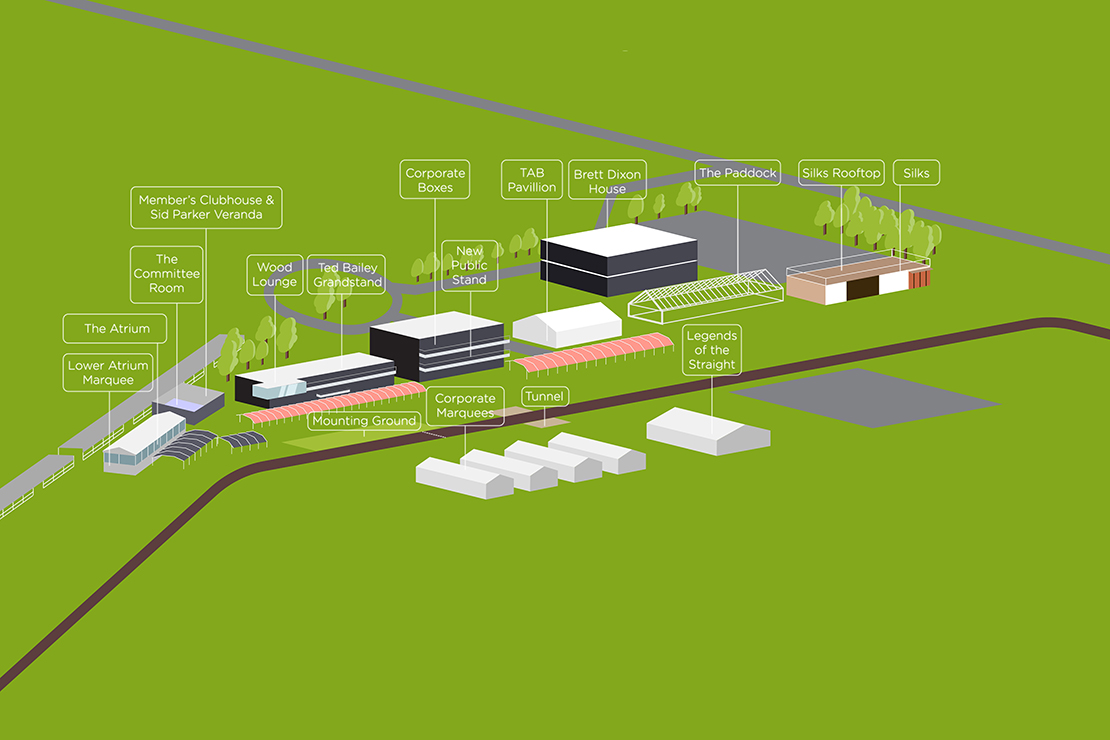 A 3D map of Darwin Turf Club